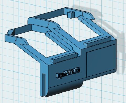 Tamiya TL01 ESC and Motor Integrated “plugin” Fans Mount