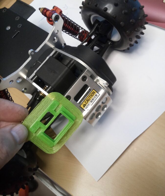 Optima motor cooling fan mount