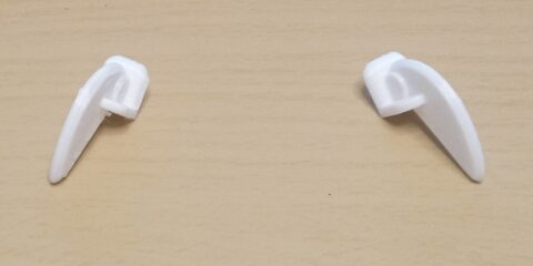 Turn fins for small RC boats