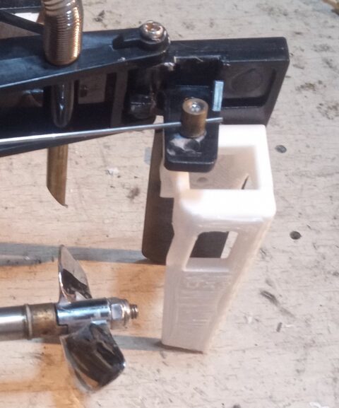 EXPERIMENTAL Addon modified rudder for RC boat with steering issue