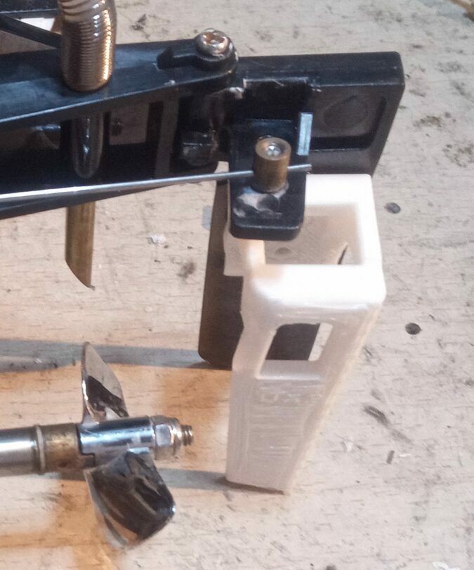 EXPERIMENTAL Addon modified rudder for RC boat with steering issue